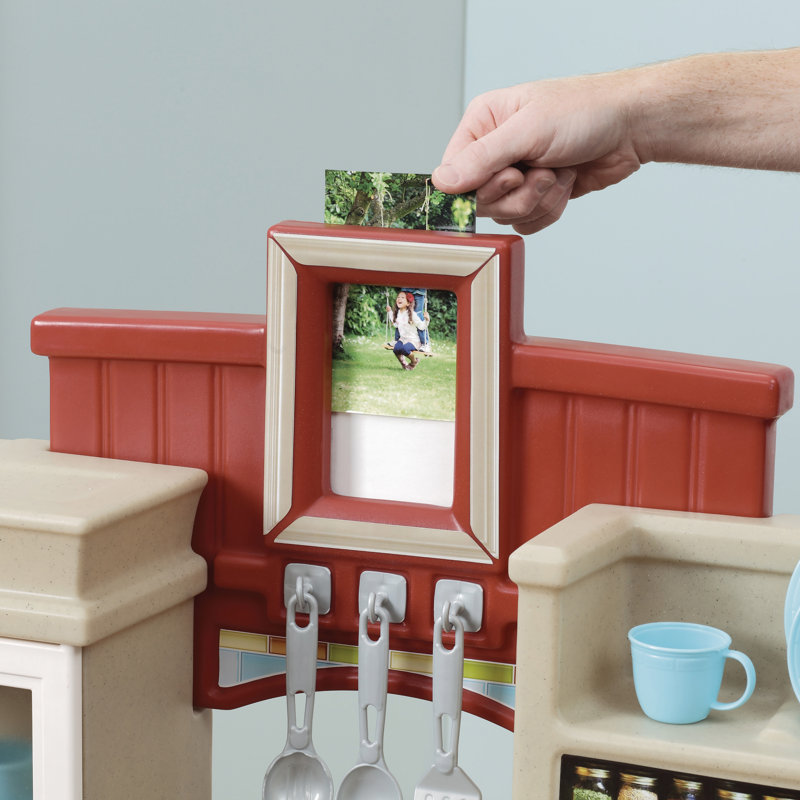 Heart of the Home Beige and Gray Play Kitchen Set