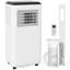 Climatiseur portatif blanc l 13 po x P 11 po x H 27,7 po