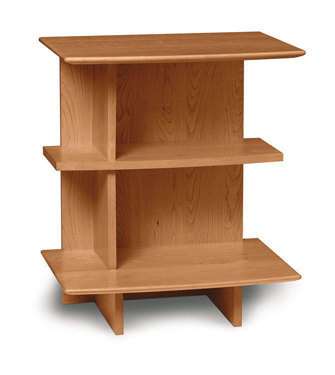 Sarah 15.5'' W Solid Wood Nightstand, Natural Cherry