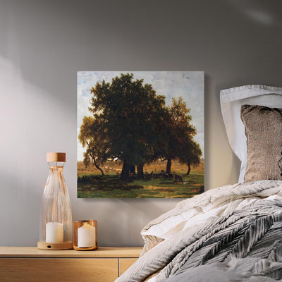 Mucha 1 Piece Wrapped Canvas Wall Art Set