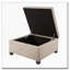 Repose-pieds de rangement élégant capitonné-469905682