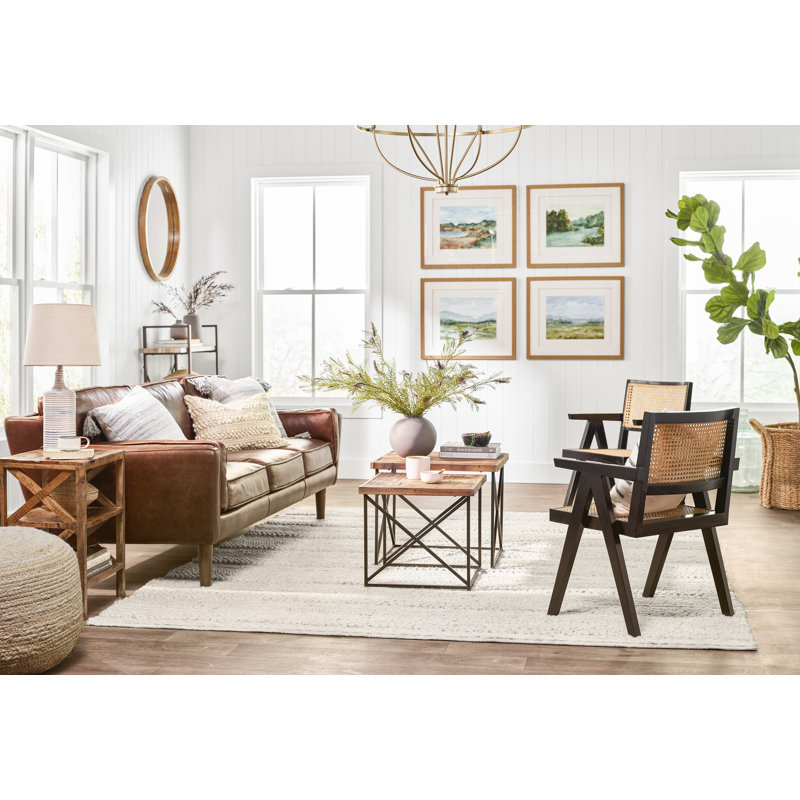 Lustre de style bougie Babson, Nickel brossé, 8, H 36,5 po x l 34 po x P 34 po