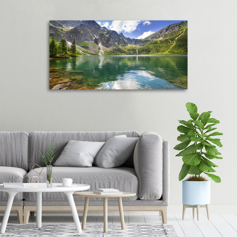 Sea Eye Of The Tatra Mountains - Wrapped Canvas Print