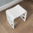 Freestanding Shower Seat Solid Surface Shower Stool