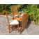 Outdoor Round Teak Dining Table