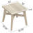 12.25" Tall 1 - Step Solid Hardwood Lightweight Step Stool for Adults and Kids with 200 Lbs Capacity, Unfinished-1594583105