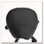 Ergonomic Faux Leather Rolling Saddle Stool with Swivel and Adjustable Height