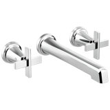 Levoir® Two-Handle Wall Mount Lavatory Faucet - Less Handles