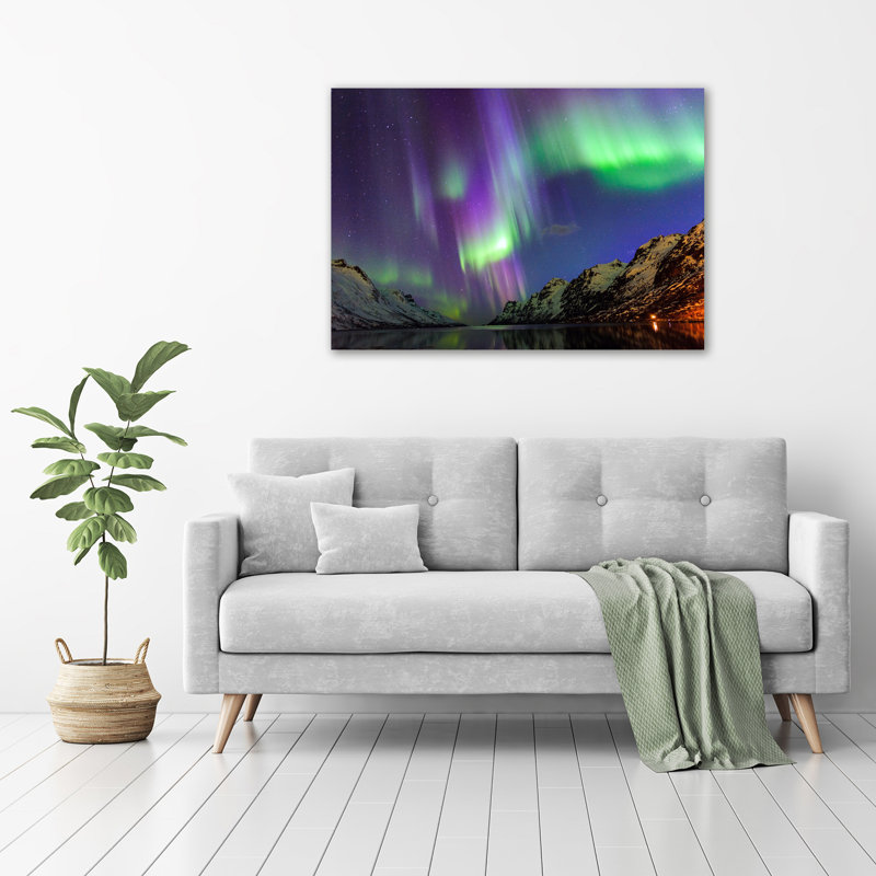 Aurora Borealis - No Frame Print on Glass