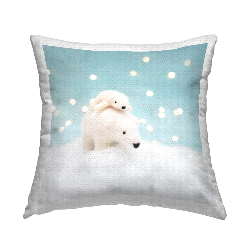 Coussin décoratif intérieur / extérieur à pois