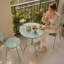 Table d'extérieur Shloak L 23,62 po x l 23,62 po-1461370429