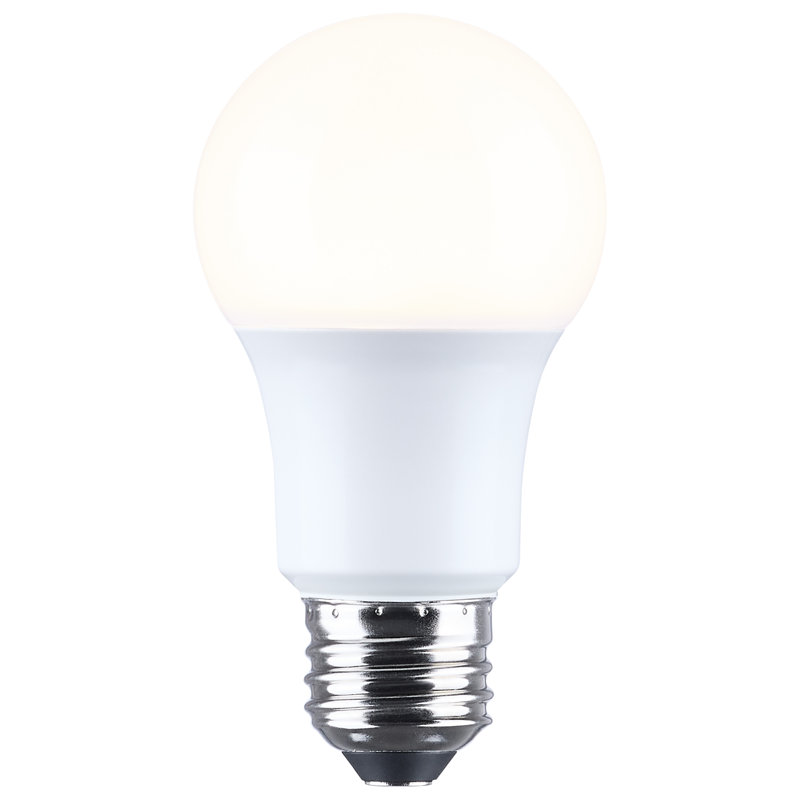 DEL A19 9,8 watts - Base moyenne 800 L - Plastique - 120 à 277 volts, 4000