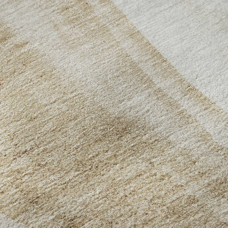 Premium Machine Washable Prisco Brown Rug, Rectangle 1'8" x 2'6"