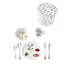 Eveil Gourmand 7 Pieces Tableware And Cutlery Children Gift Box