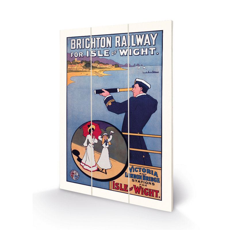 Brighton 3 - No Frame Print on Wood