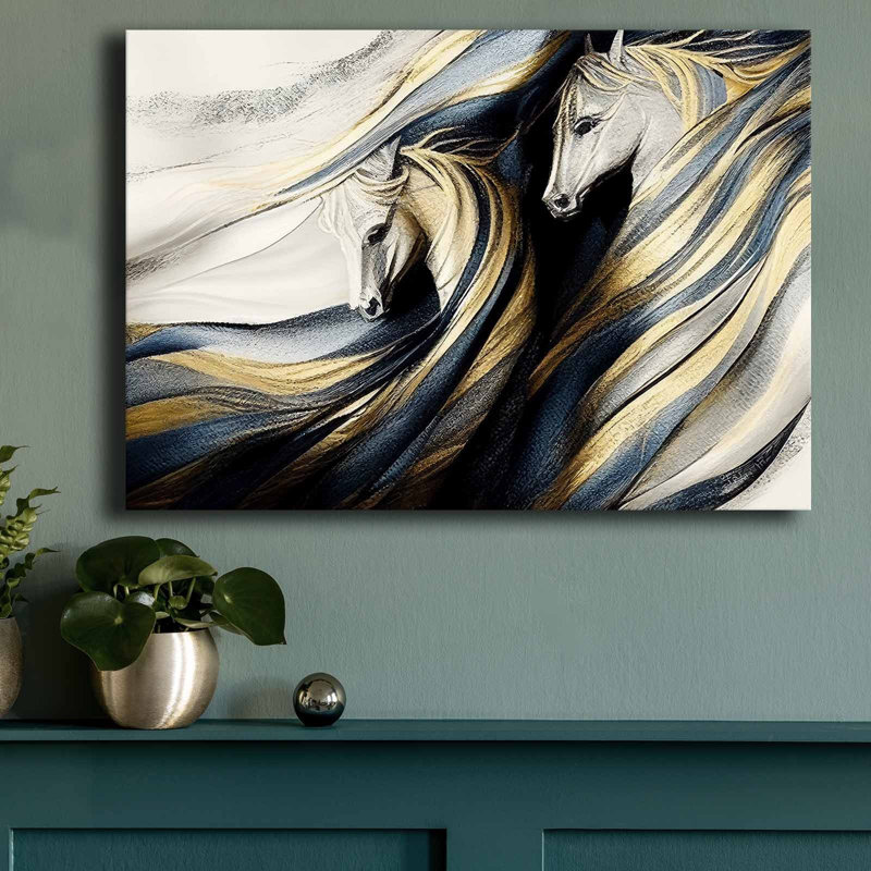 Peinture décorative sur toile