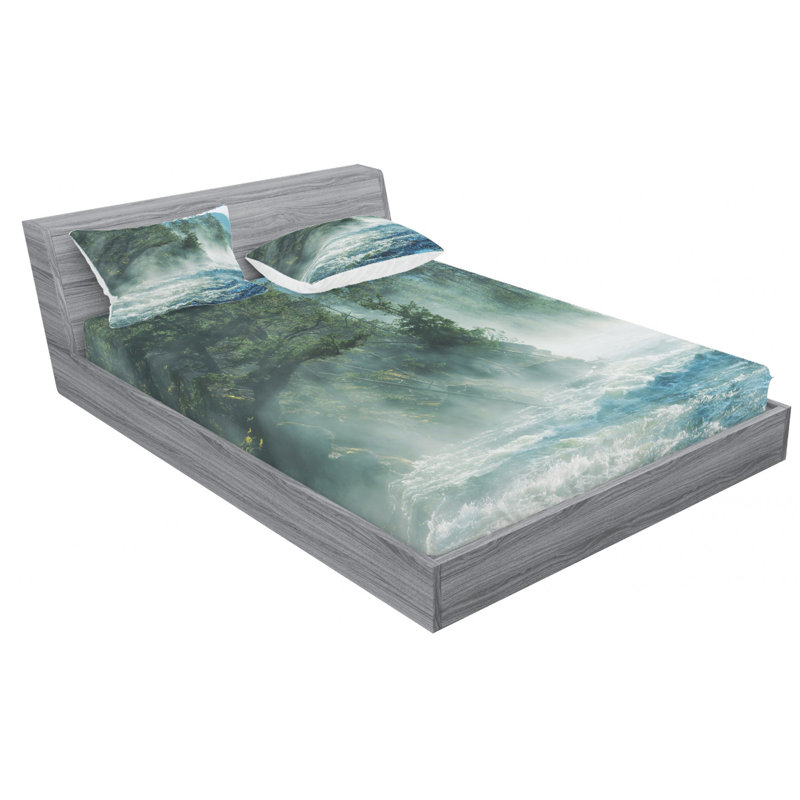 Microfiber Sheet Set, Full Sheet Set with Fitted Sheet