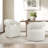 Doley Performance Fabric Dining Chair with Hidden Casters-1263886914