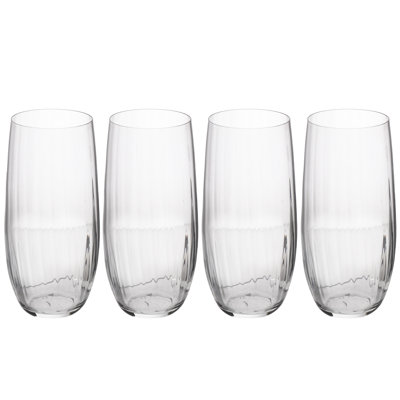 Mikasa Treviso Crystal Highball Glasses, 400ml