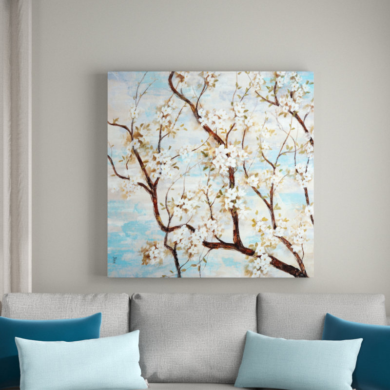 «Spring in Bloom», reproduction d'art sur toile tendue, H 24 po x l 24 po x p 1,5 po