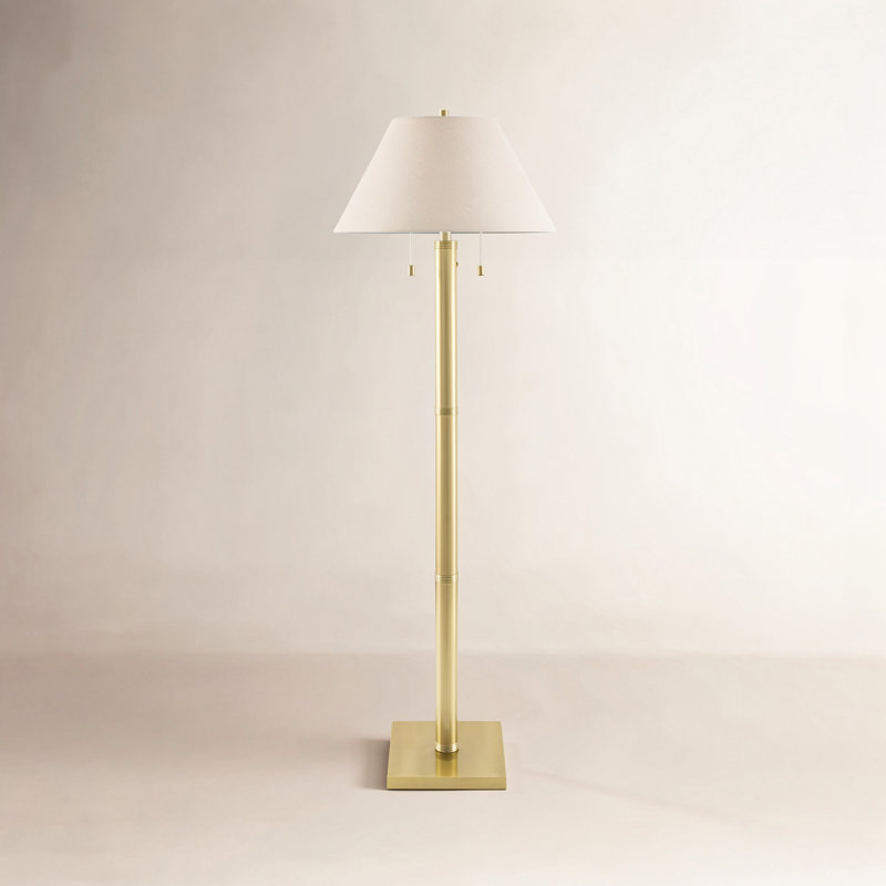 Corvane Floor Lamp, Taupe