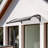 Outdoor Window Door Awning Canopy, Patio Awning Canopy for Sun Shutter