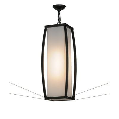 Luminaire suspendu rectangulaire 1 lumière Quadrato