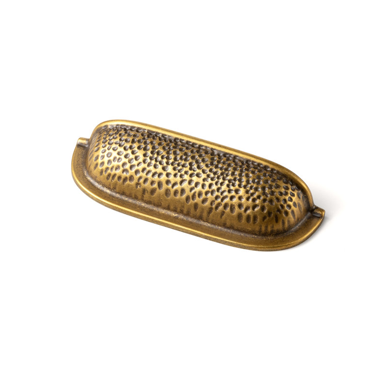 Ensemble de poignées Creative Hammer Cup, Laiton antique, 3"