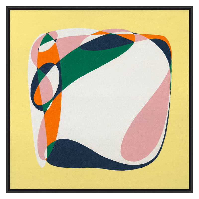 "Formes fluides 9" par Goderwis, Kyle, H 40 po x l 40 po, Noir