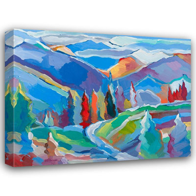«Red Barrel Studio® Khorasani, Hooshang Gallery», reproduction d'art sur toile titrée: CO Composition # 5