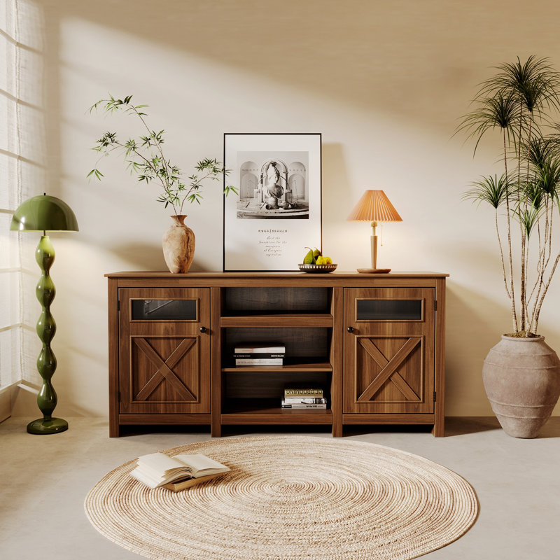 Armoire de rangement à 2 portes de style industriel avec tablettes réglables , Brun