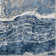 Tapis bleu / doré Marble