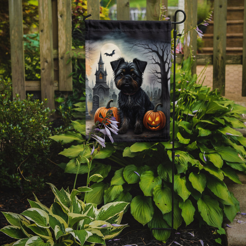 Drapeau de jardin en polyester double face H 15,5 po x l 11,25 po