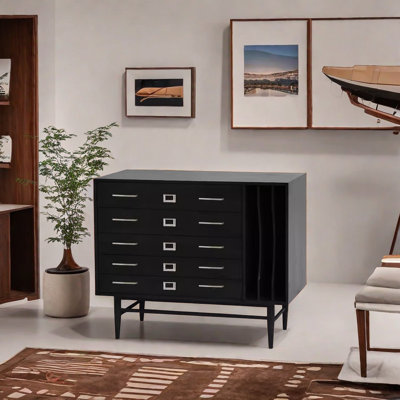 Retro French Style Romantic Accent Cabinet