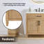 Base de meuble-lavabo simple 35,2 po Solana en sapin vieilli