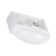 16"x11"Ceramic Rectangular Wall Mount Bathroom Sink with Single Faucet Hole