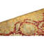 Hand Knotted Wool Oriental Area Rug in Red And Gold