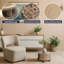 Exquisite Mango Wood Puzzle Accent Table