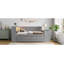 Lit de jour avec tablettes de rangement, tiroirs, lit gigogne, station de charge, lumière DEL, bureau et armoire-1785158233
