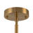 1-light Boho Woven Geometric Semi-flush Mount 