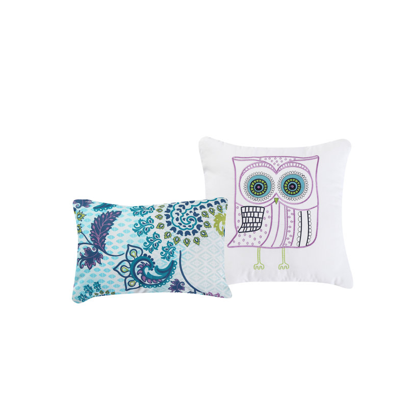 Natasha 5-Piece Reversible Medallion Quilt Set , King Quilt + 2 Shams + 2 Throw Pillows