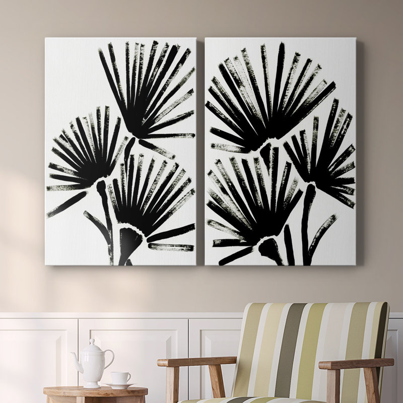 Fan Brush I-Premium Gallery Wrapped Canvas -Ready to Hang