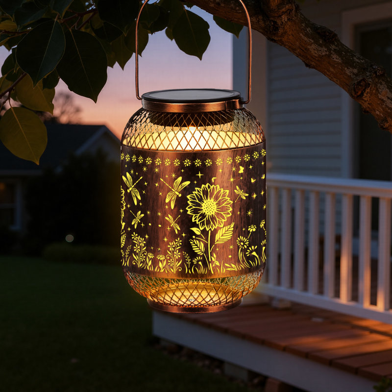 Solar Powered Integrated Led Outdoor Lantern