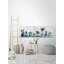 «Succulents in Blue Pots», reproduction d'art sur toile tendue-1110136703