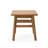 18.5'' Acacia Outdoor Patio Side Table, Square Accent Table