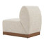 Chaise sans accoudoirs Rosabel Christy - beige