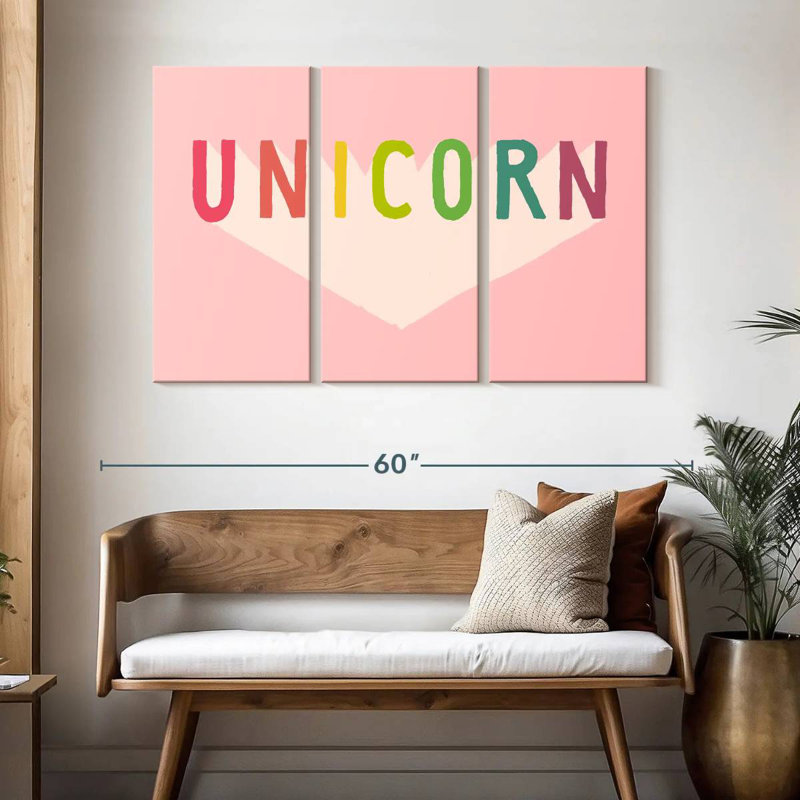 Tergel Unicorn Superhero, 32" H x 50" W
