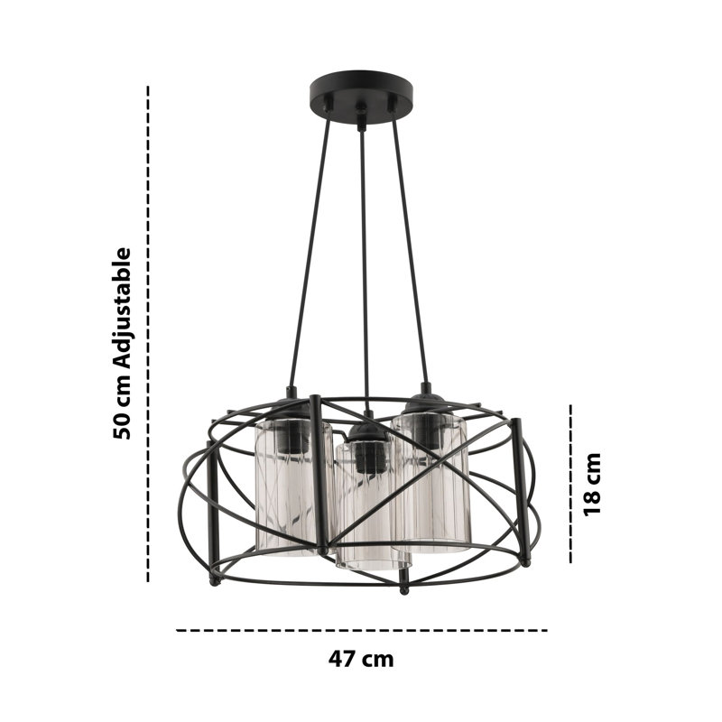 Lustre, Gris, Noir