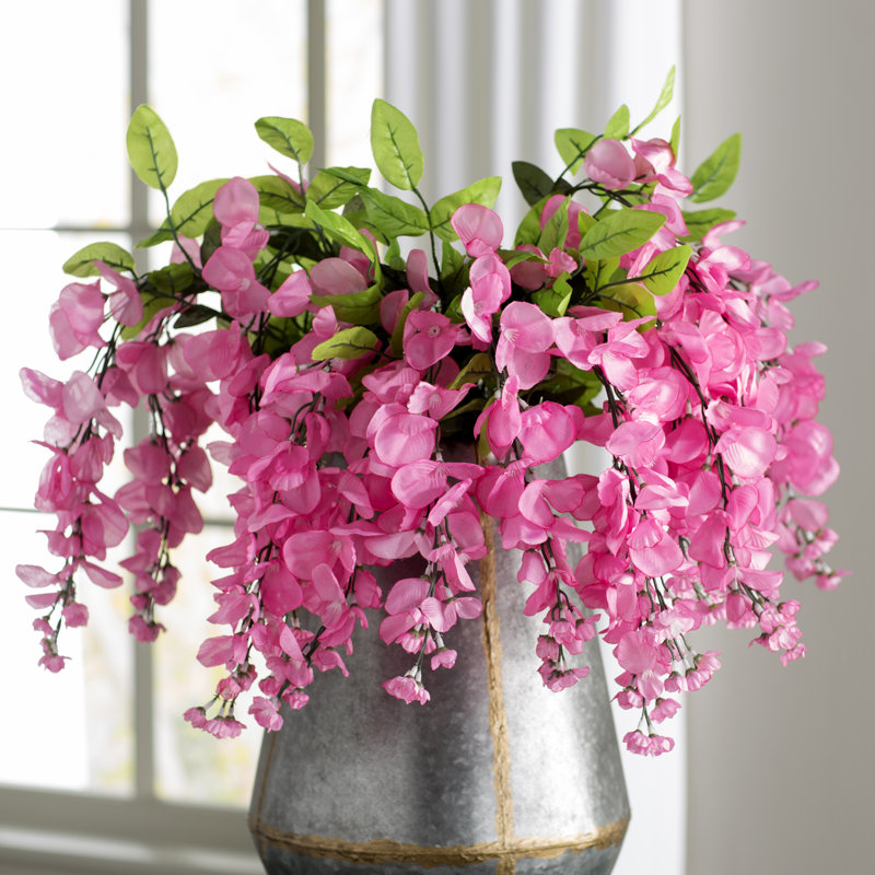 Tiges de glycine, Rose