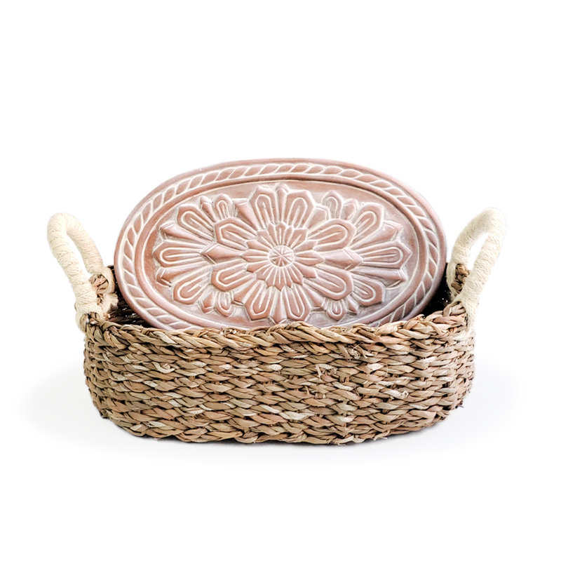 Réchaud à pain et panier - Fleur